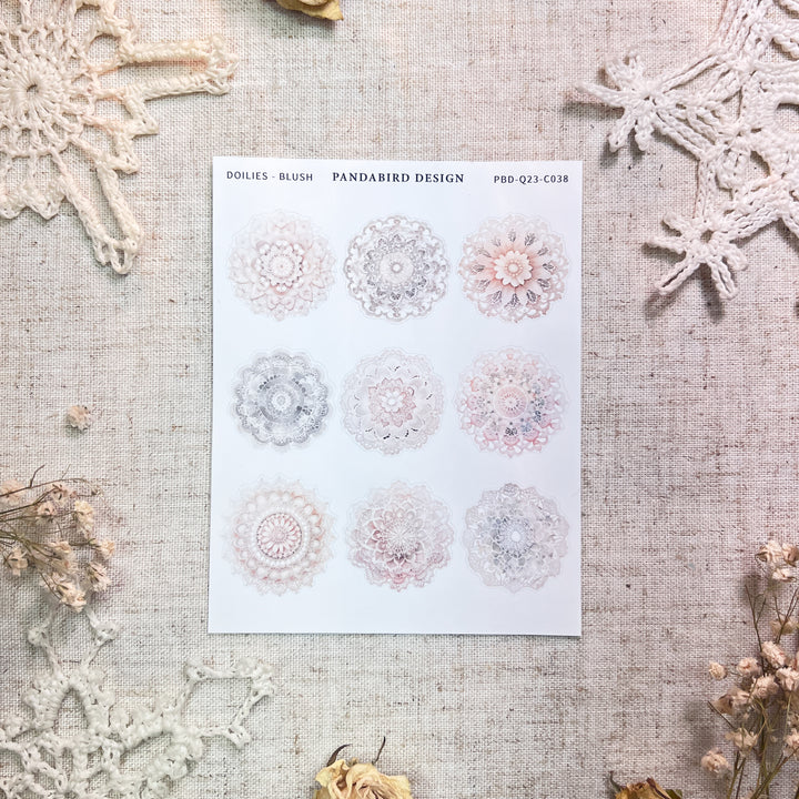 Doilies - Blush