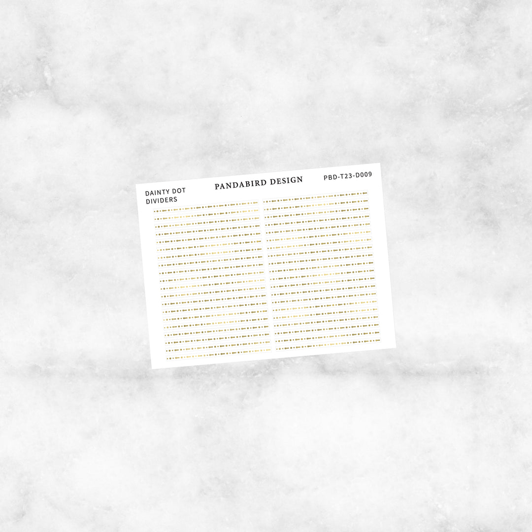Dainty Dot Dividers
