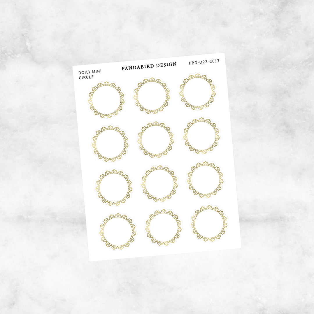 Doily Mini Circles