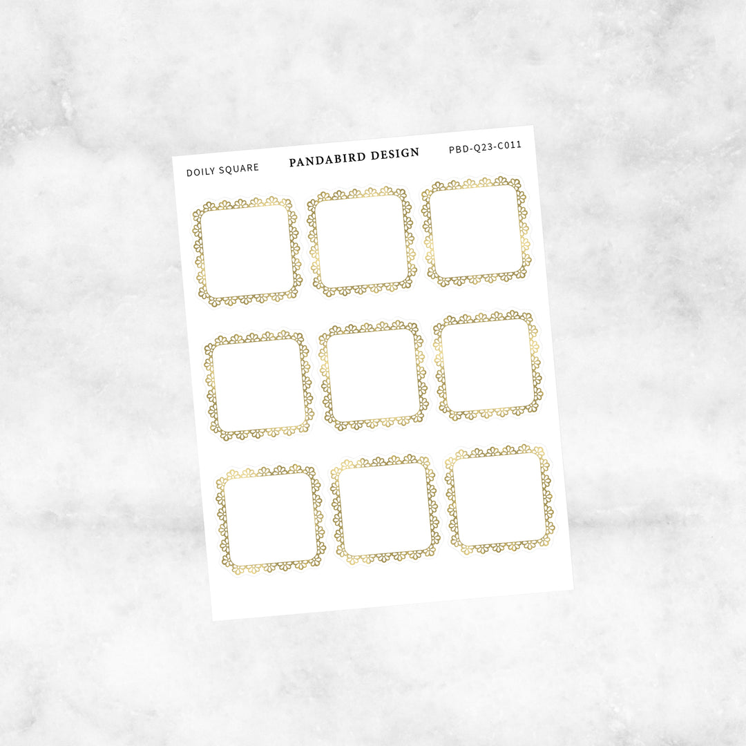 Doily Square Boxes