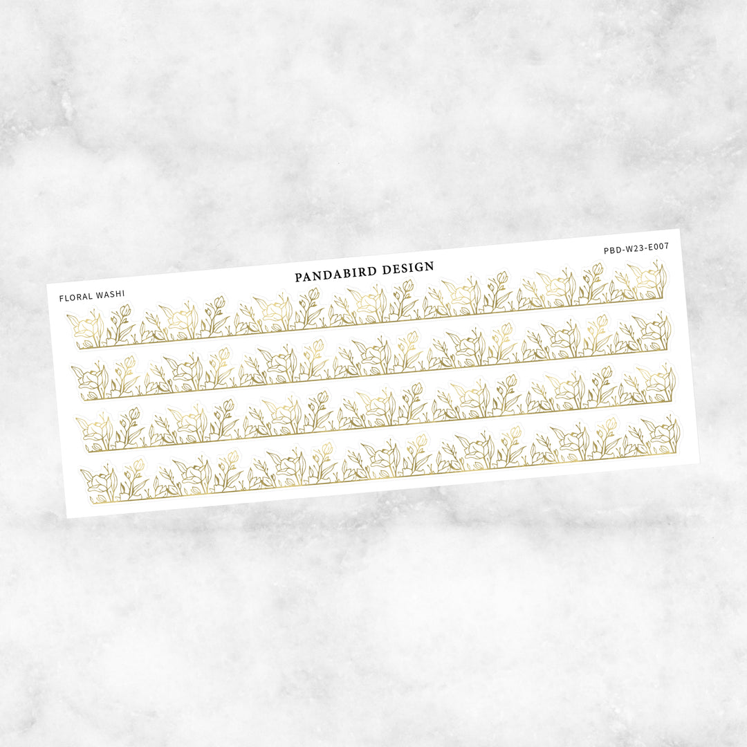 Floral Washi