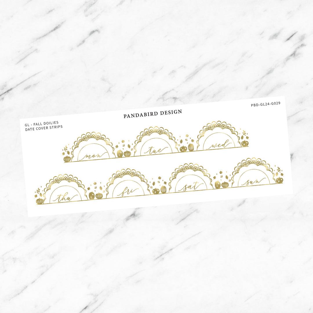 GL - Fall Doilies Date Cover Strips