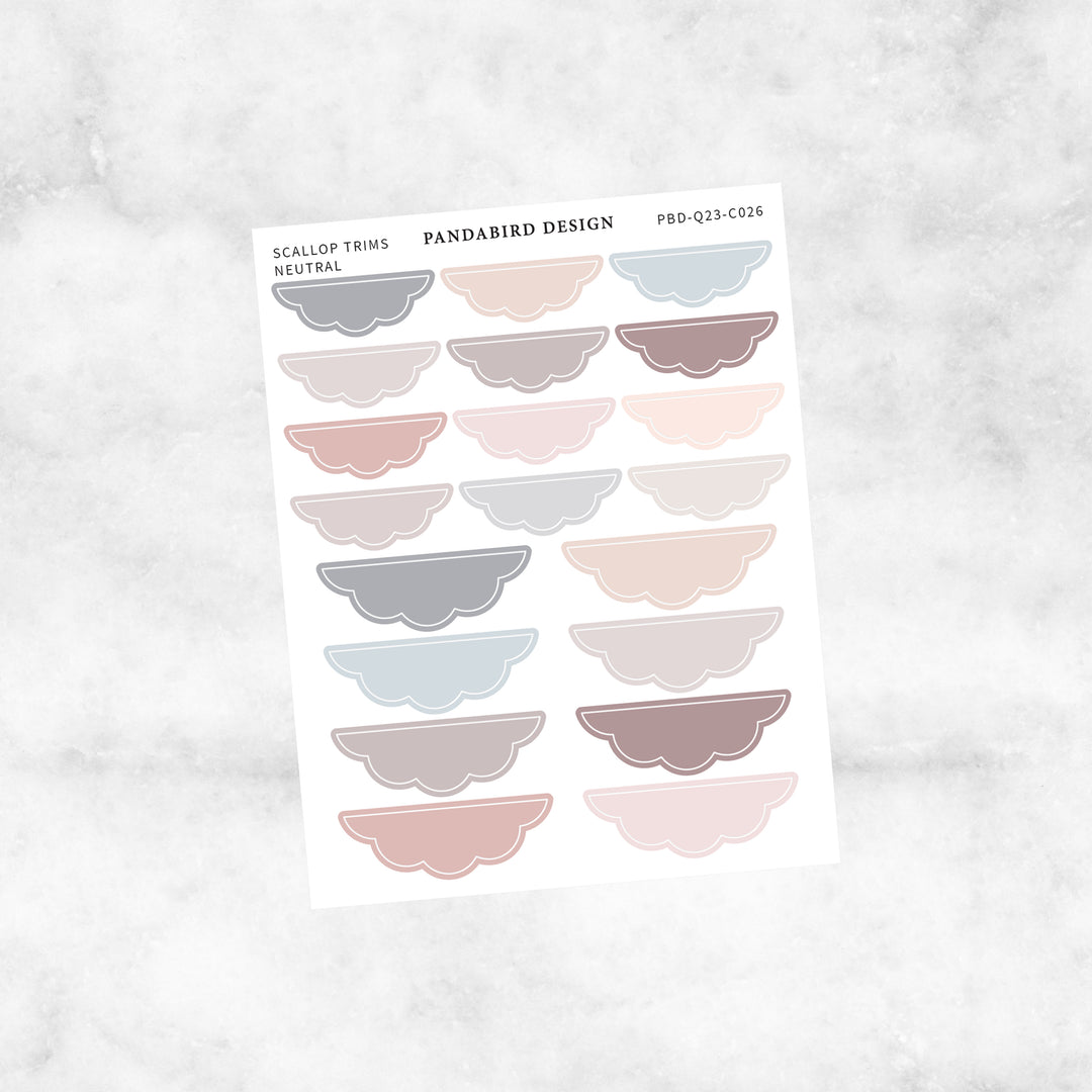 Scalloped Trims