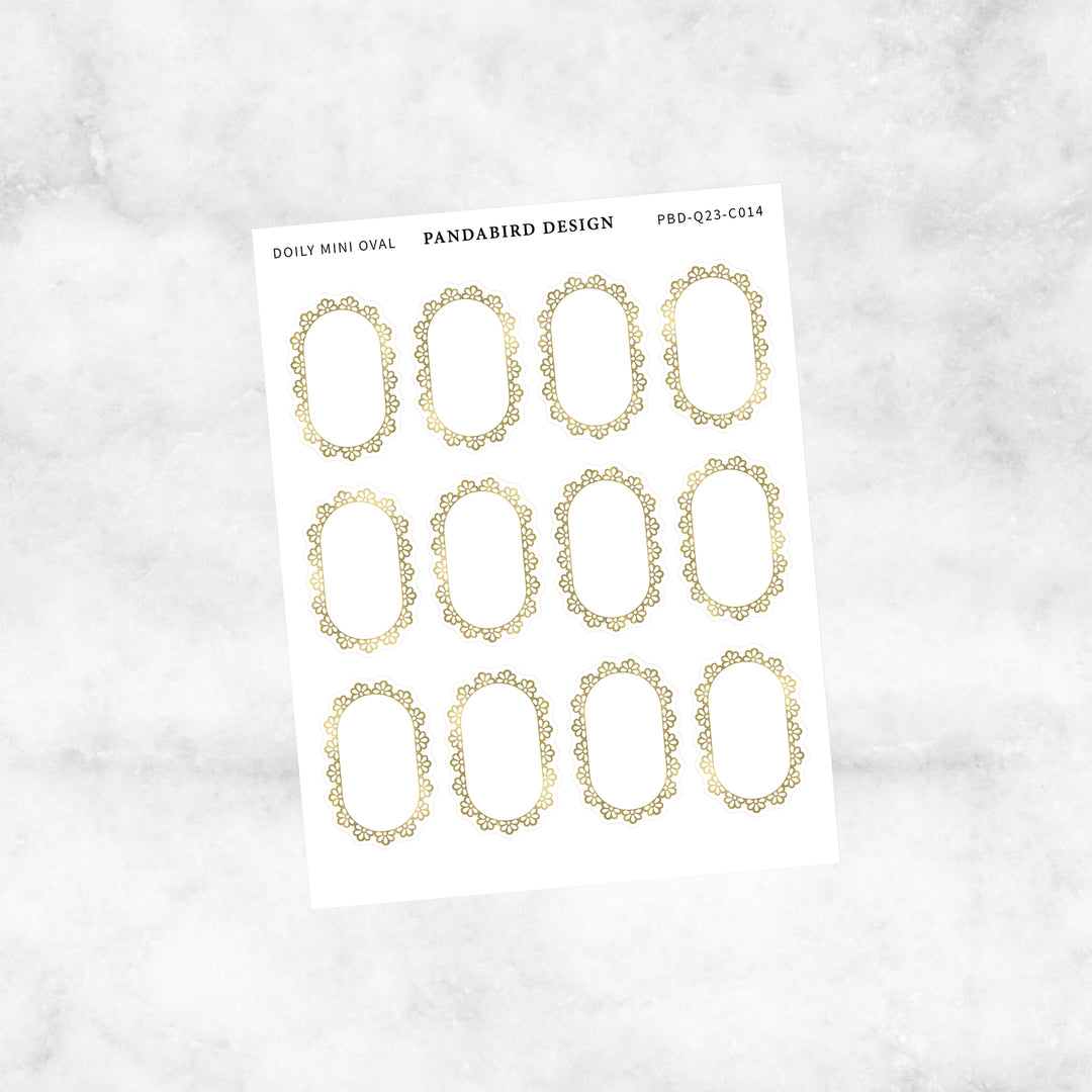 Doily Mini Ovals