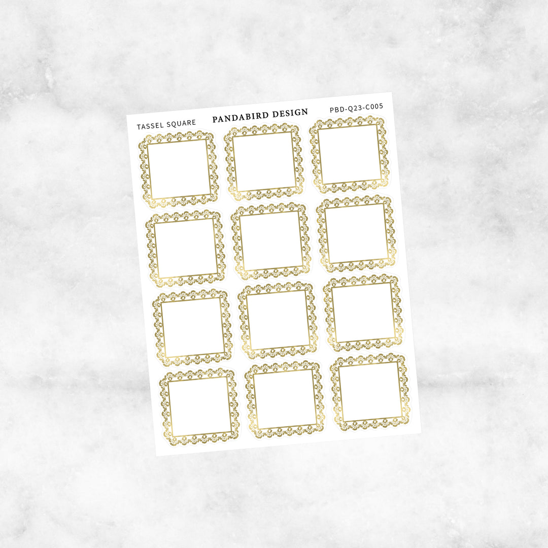 Tassel Square Boxes