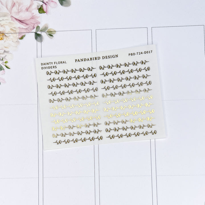 Dainty Floral Dividers